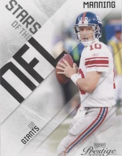 2009 Playoff Prestige Eli Manning #4