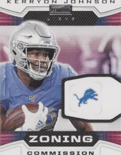 2020 Panini Playbook Kerryon Johnson #ZC-8