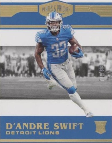 2020 Panini Plates & Patches D'Andre Swift #167