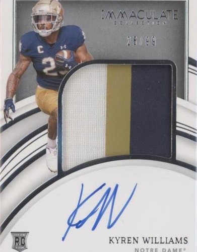 2022 Panini Immaculate Collection Collegiate Kyren Williams #62