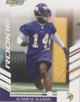 2007 Score Aundrae Allison #349