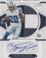 2021 Panini National Treasures Tony Pollard #MS-TOP