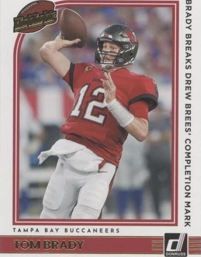 2022 Panini Donruss Tom Brady #H-TB
