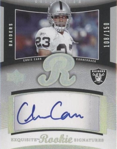 2005 Upper Deck Exquisite Collection Chris Carr #121