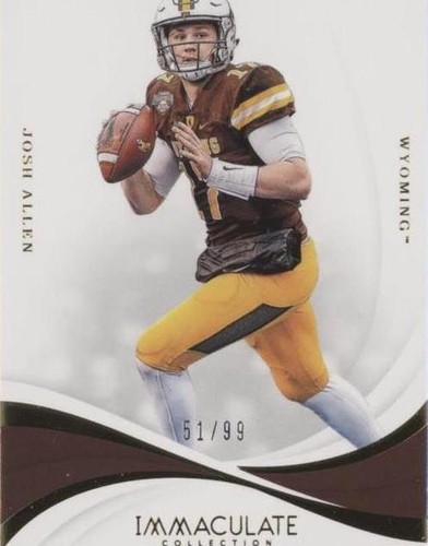 2019 Panini Immaculate Collection Collegiate Josh Allen #24