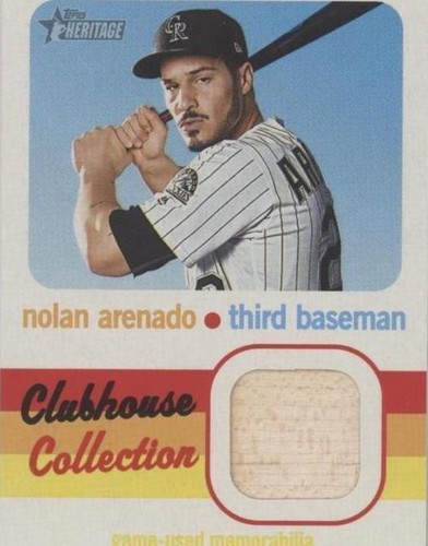 2026 Topps Heritage #ROR-NA Nolan Arenado Real One Relic #21/77 | eBay