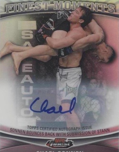 2012 Topps Finest UFC - Chael Sonnen #FM-CS