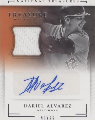 2016 Panini National Treasures - Dariel Alvarez #TSM-DA