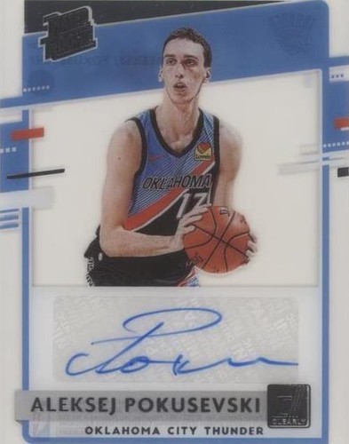 2020-21 Panini Clearly Donruss - Aleksej Pokusevski #RRA-AKP