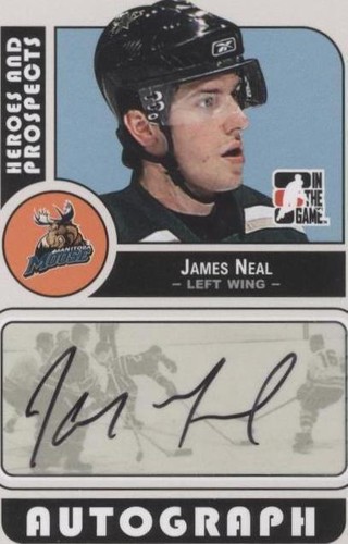 2008-09 In the Game Heroes and Prospects - James Neal #A-JN