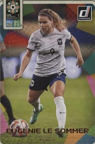 Carte Topps 23-24 Chrome Women's UCL - Eugenie Le Sommer Autograph Pink /199 - Olympique Lyonnais