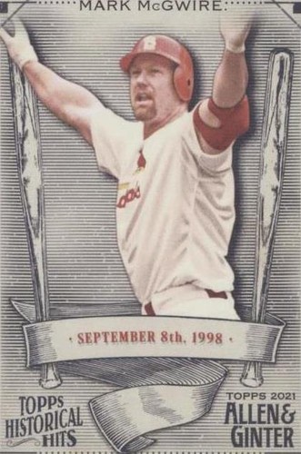 2021 Topps Allen & Ginter's - Mark McGwire #HH-12