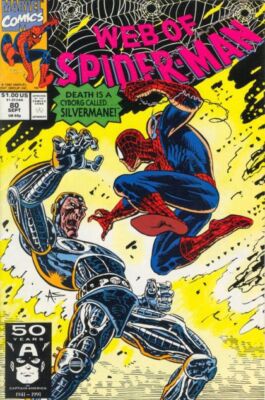 WEB OF SPIDER-MAN #80 (1991) NM | 'This Blood Is My Blood' | Alex Saviuk Cover