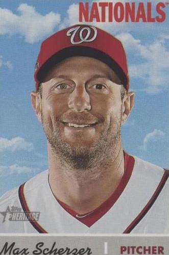 2019 Topps Heritage - Max Scherzer #454