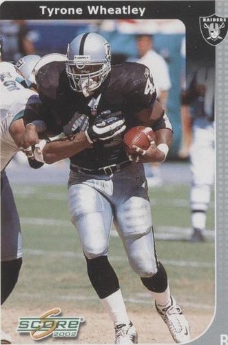 2002 Score Tyrone Wheatley #168