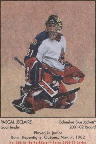 2002-03 In the Game Parkhurst Retro - Pascal Leclaire #206
