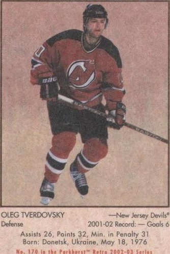 2002-03 In the Game Parkhurst Retro - Oleg Tverdovsky #170