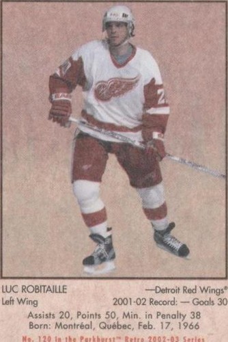 2002-03 In the Game Parkhurst Retro - Luc Robitaille #120