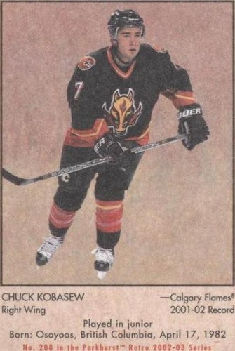 2002-03 In the Game Parkhurst Retro - Chuck Kobasew #208