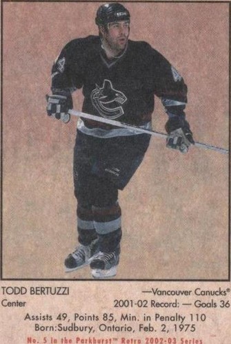 2002-03 In the Game Parkhurst Retro - Todd Bertuzzi #5