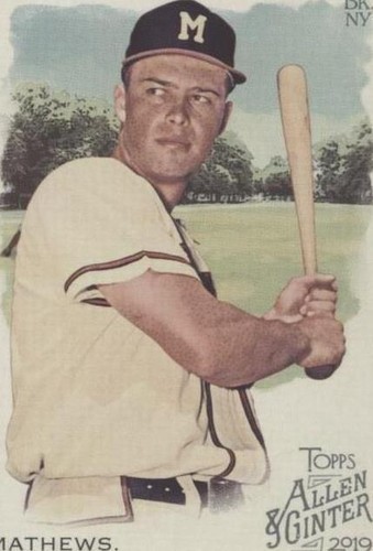2019 Topps Allen & Ginter - Eddie Mathews #386