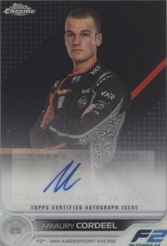 2022 Topps Chrome Formula 1 - Amaury Cordeel #CAC-AC