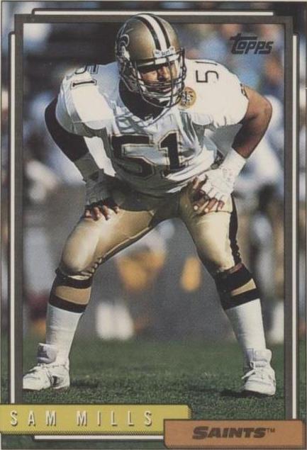 1992 Topps Sam Mills #50