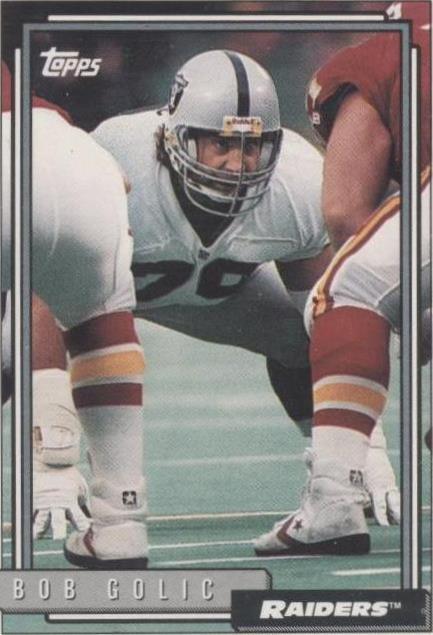 1992 Topps Bob Golic #478