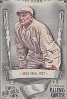 2021 Topps Allen & Ginter's - Ty Cobb #HH-18