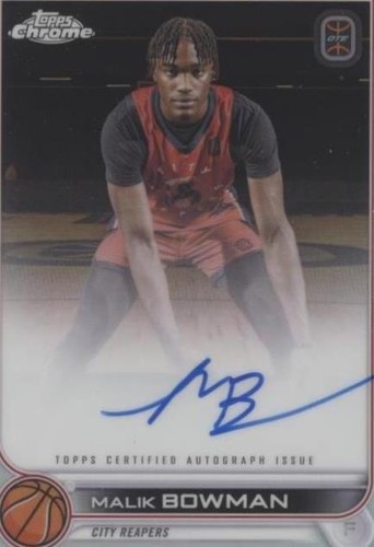 2022-23 Topps Chrome OTE Overtime Elite - Malik Bowman #CA-MB2