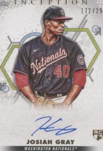 2022 Topps Inception - Josiah Gray #BRES-JG