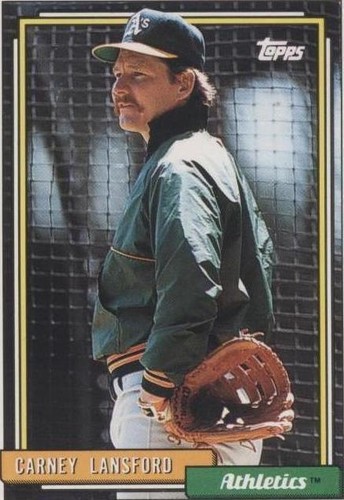 1992 Topps - Carney Lansford #495