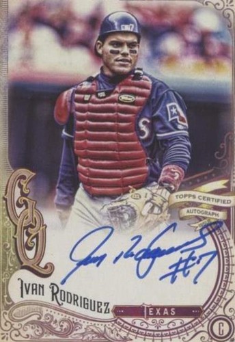 2017 Topps Gypsy Queen - Ivan Rodriguez #GQA-IR