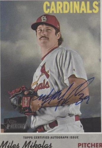 2019 Topps Heritage - Miles Mikolas #ROA-MM