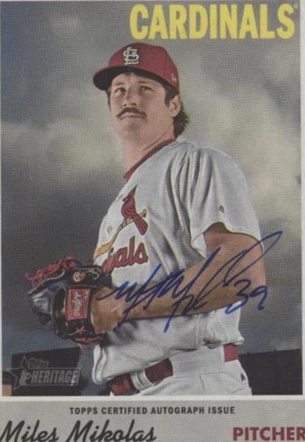 2019 Topps Heritage - Miles Mikolas #ROA-MM