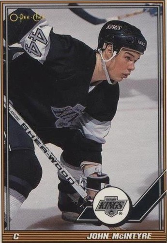 1991-92 O-Pee-Chee - John McIntyre #37