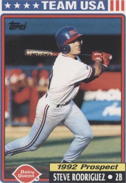 1992 Topps Dairy Queen Team USA - Steve Rodriguez #26