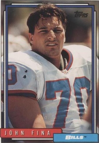 1992 Topps John Fina #724