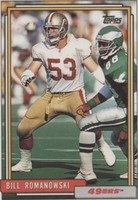 1992 Topps Bill Romanowski #220