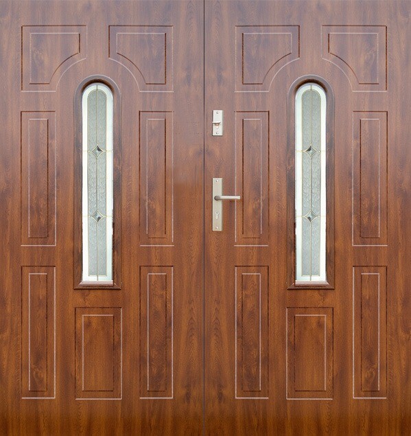 Fargo 5 double solid steel double exterior door / french