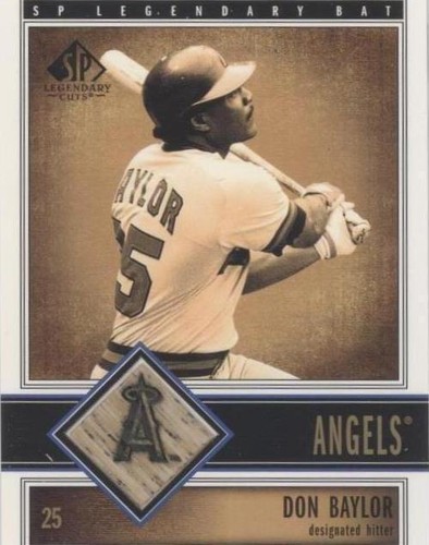 2002 SP Legendary Cuts - Don Baylor #B-DBA