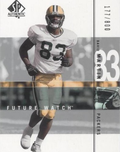 2001 SP Authentic David Martin #153