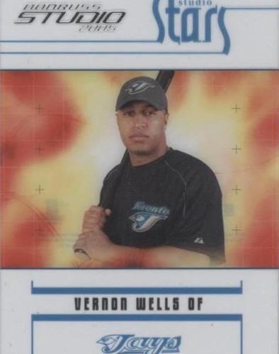 2005 Donruss Studio - Vernon Wells #S-43