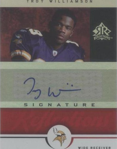 2005 Upper Deck Reflections Troy Williamson #SR-TW