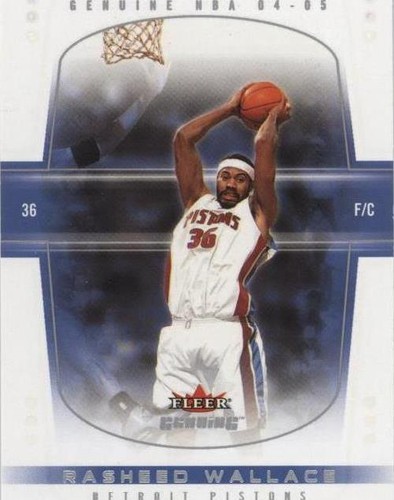 2004-05 Fleer Genuine - Rasheed Wallace #1