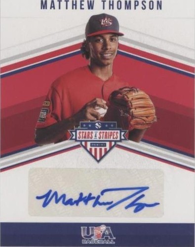 2018 Panini USA Baseball Stars & Stripes - Matt Thompson #SS-MT