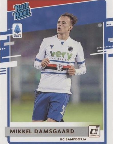 Autocollant Topps Euro 2024 - Danemark DEN3 - Mikkel Damsgaard (Vert)