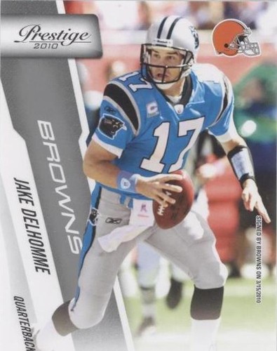2010 Playoff Prestige Jake Delhomme #47