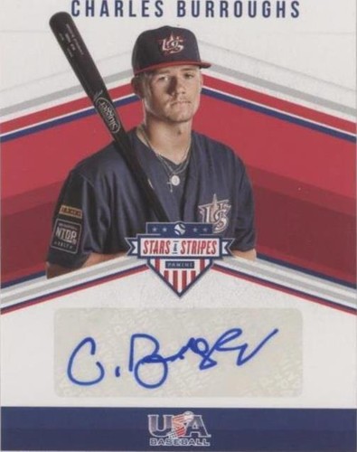 2018 Panini USA Baseball Stars & Stripes - Charles Burroughs #SS-CB