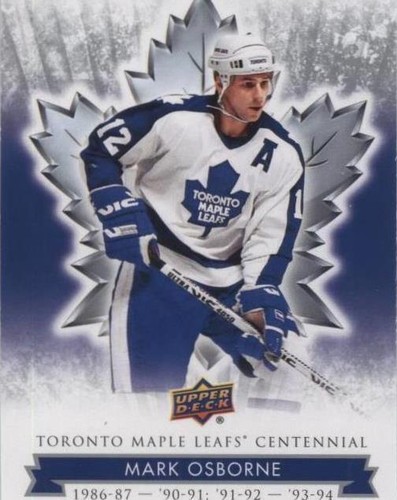 2017 Upper Deck Toronto Maple Leafs Centennial - Mark Osborne #86
